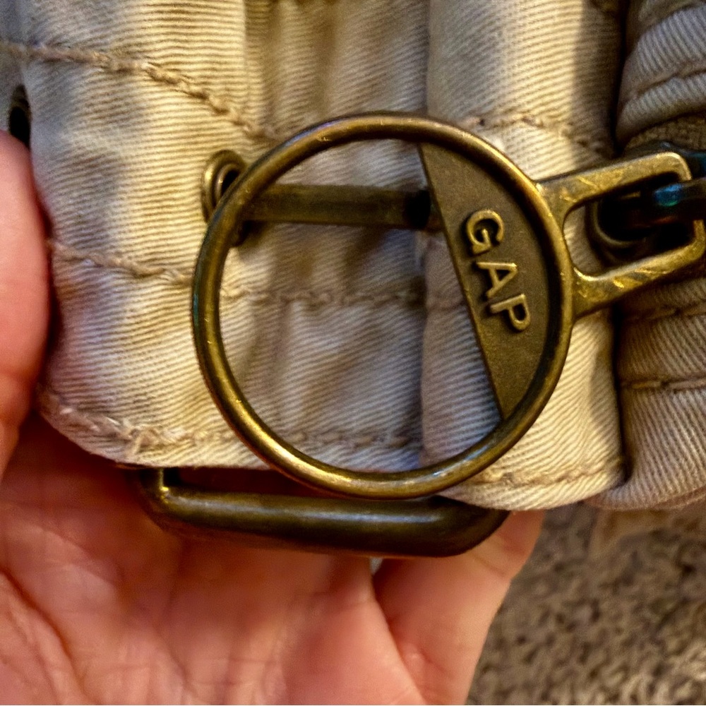 Vintage GAP Y2K Khaki Canvas Cargo Utility Shoulder Bag – 2004 - Picture 7 of 16